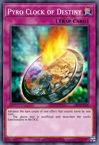 Edison Rulings for Pyro Clock of Destiny